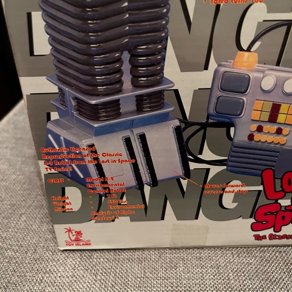 1998 LOST IN SPACE B-9 REMOTE CONTROL ROBOT,TOY ISLAND New/Sealed-Classic Series - Picture 6 of 7